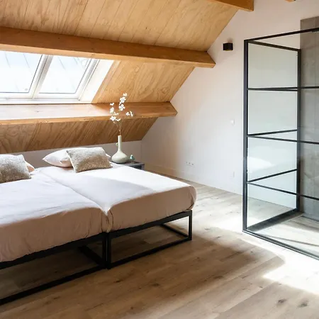 Newly Built Nature Design Villa, Wifi Appartement Ledeacker